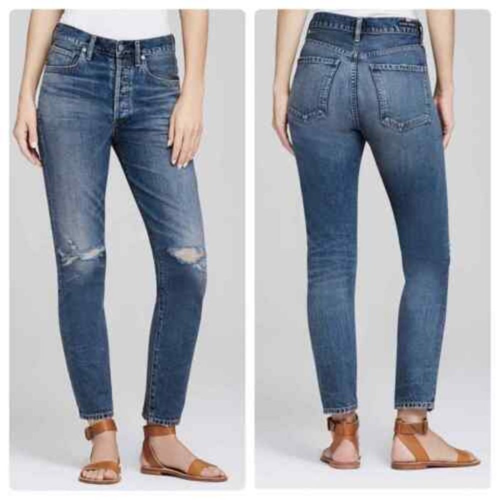 Citizens of Humanity Liya High Rise Classic Fit Crop Jeans